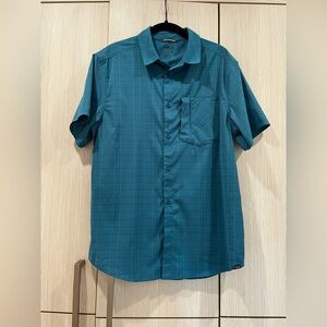 RAB Technical Button Down Shirt |‎ Blue | Quick Dry | Men’s Size Large